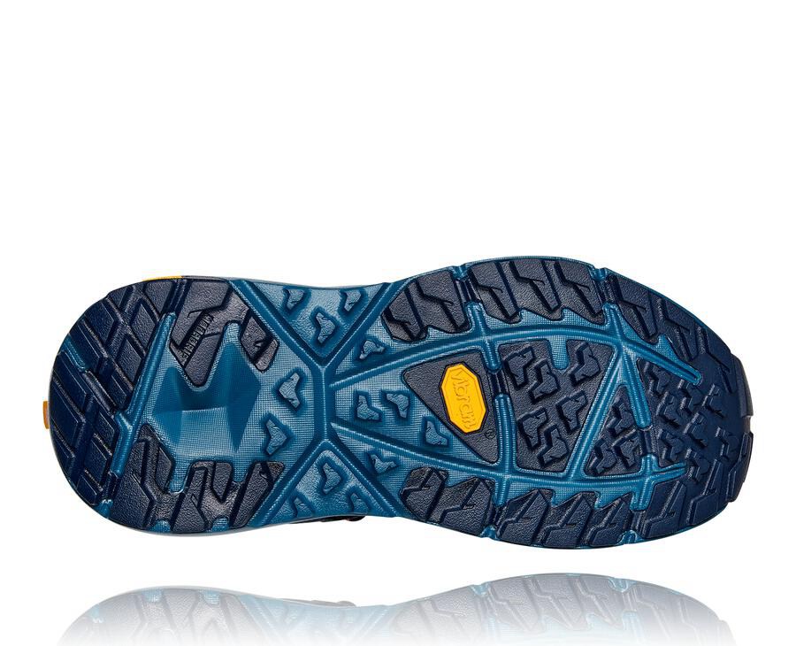 Hoka Australia One One Kaha Low GORE-TEX - Womens Trail Shoes Navy - LIUFP-8290